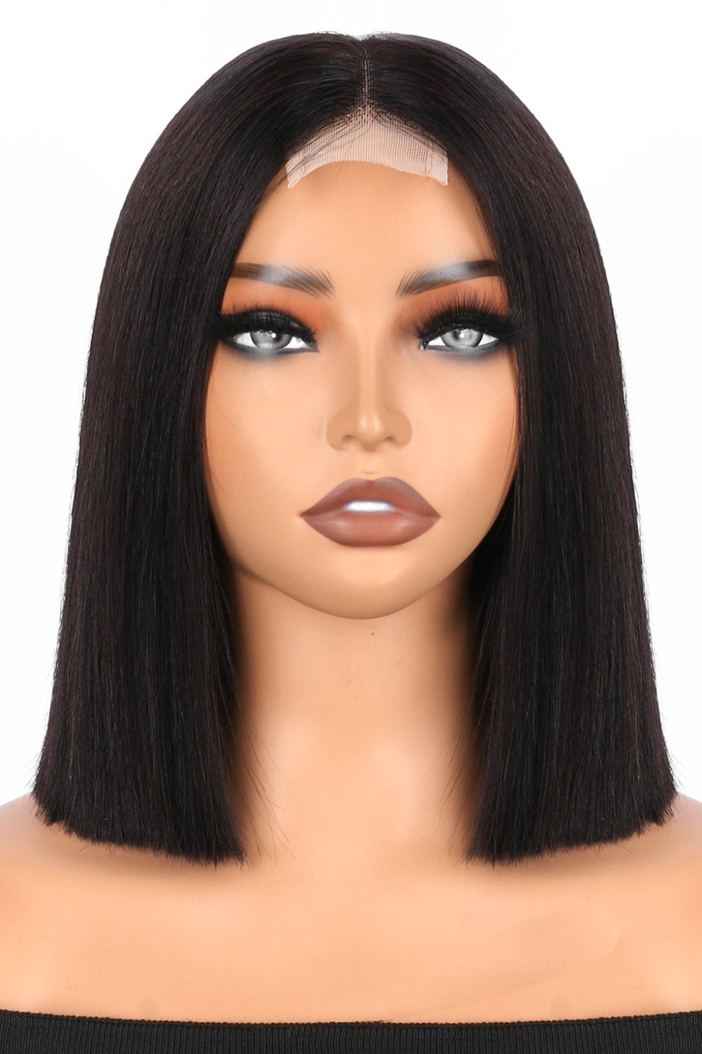 2x6 Silk Straight Bob Lace Frontal Wigs Human Hair Natural Color High Quality 100% Human Hair
