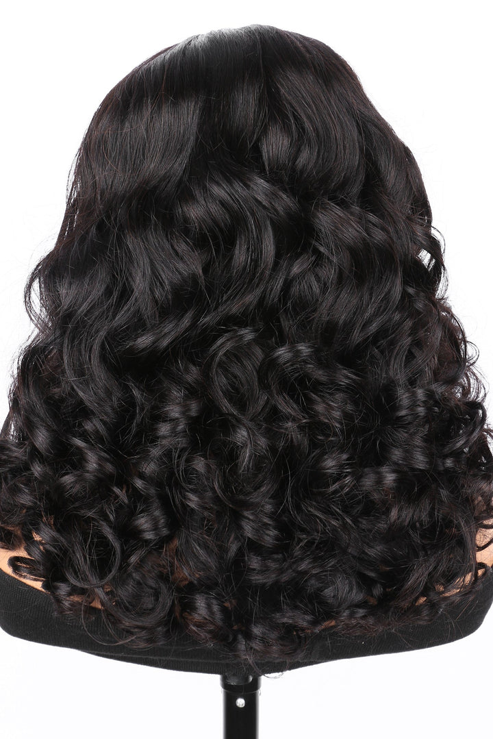 5x5 Bouncy Curly HD Lace Frontal Wigs Human Hair Natural Color High Quality 100% Human Hair
