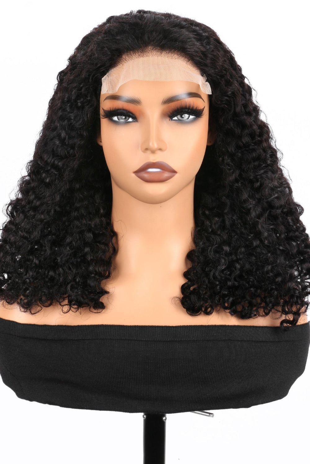 5x5 Burmese Curly HD Lace Frontal Wigs Human Hair Natural Color High Quality 100% Human Hair