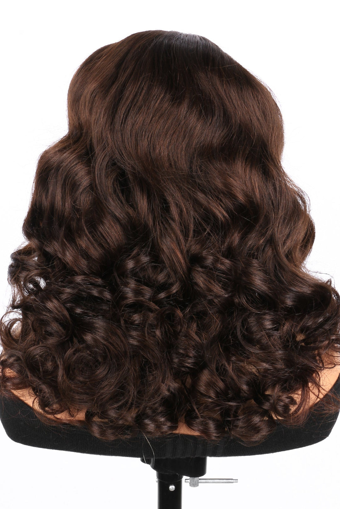 5x5 Bouncy Curly HD Lace Frontal Wigs Human Hair Honey Borwn Color High Quality 100% Human Hair