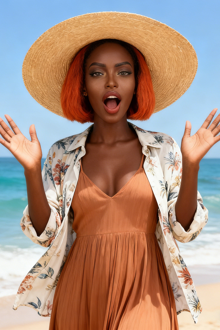 Coupe Dame 13x4 Double Drawn 100% Human Hair Top Quality 8Inch Pixie Wigs Natural Brown 4/350 99J Color