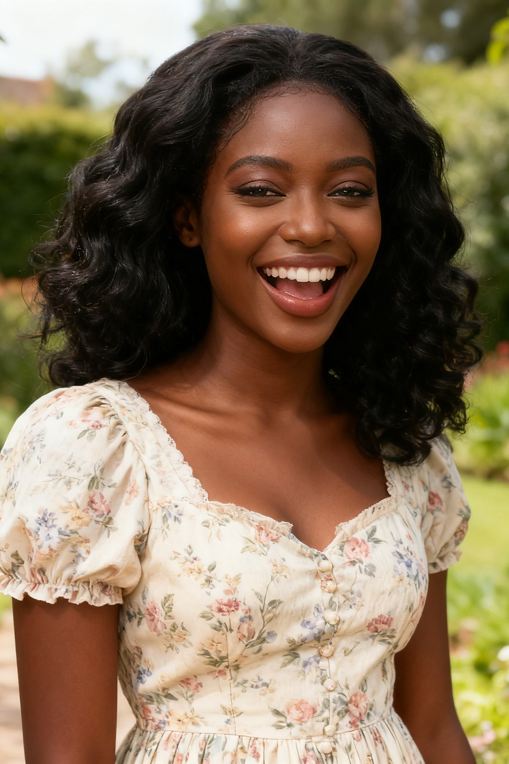 5x5 Bouncy Curly HD Lace Frontal Wigs Human Hair Natural Color High Quality 100% Human Hair