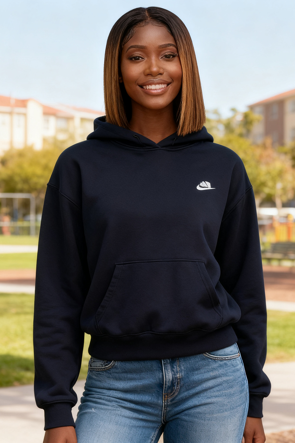 2x6 Silk Straight Bob Lace Frontal Wigs Human Hair 1B/Honey Brown Ombre Color High Quality 100% Human Hair