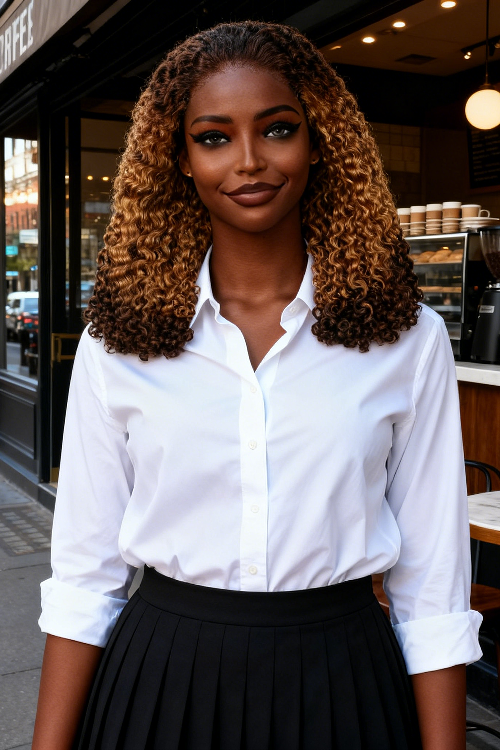 5x5 Burmese Curly HD Lace Frontal Wigs Human Hair T4/27/4 Ombre Color High Quality 100% Human Hair