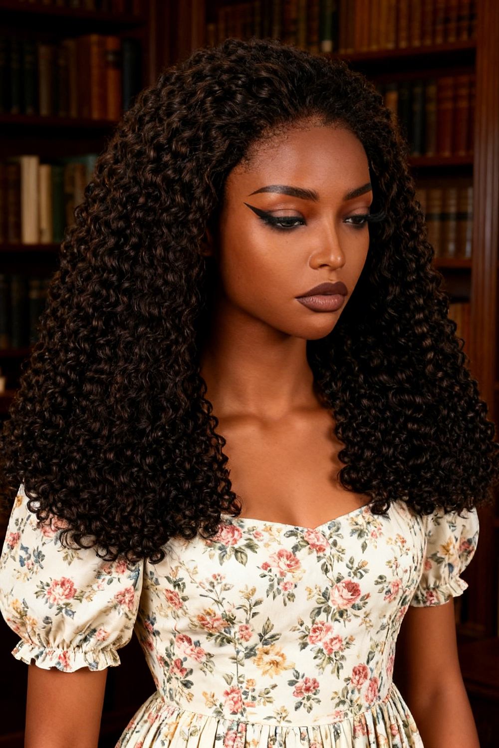 5x5 Burmese Curly HD Lace Frontal Wigs Human Hair Honey Brown Color  High Quality 100% Human Hair