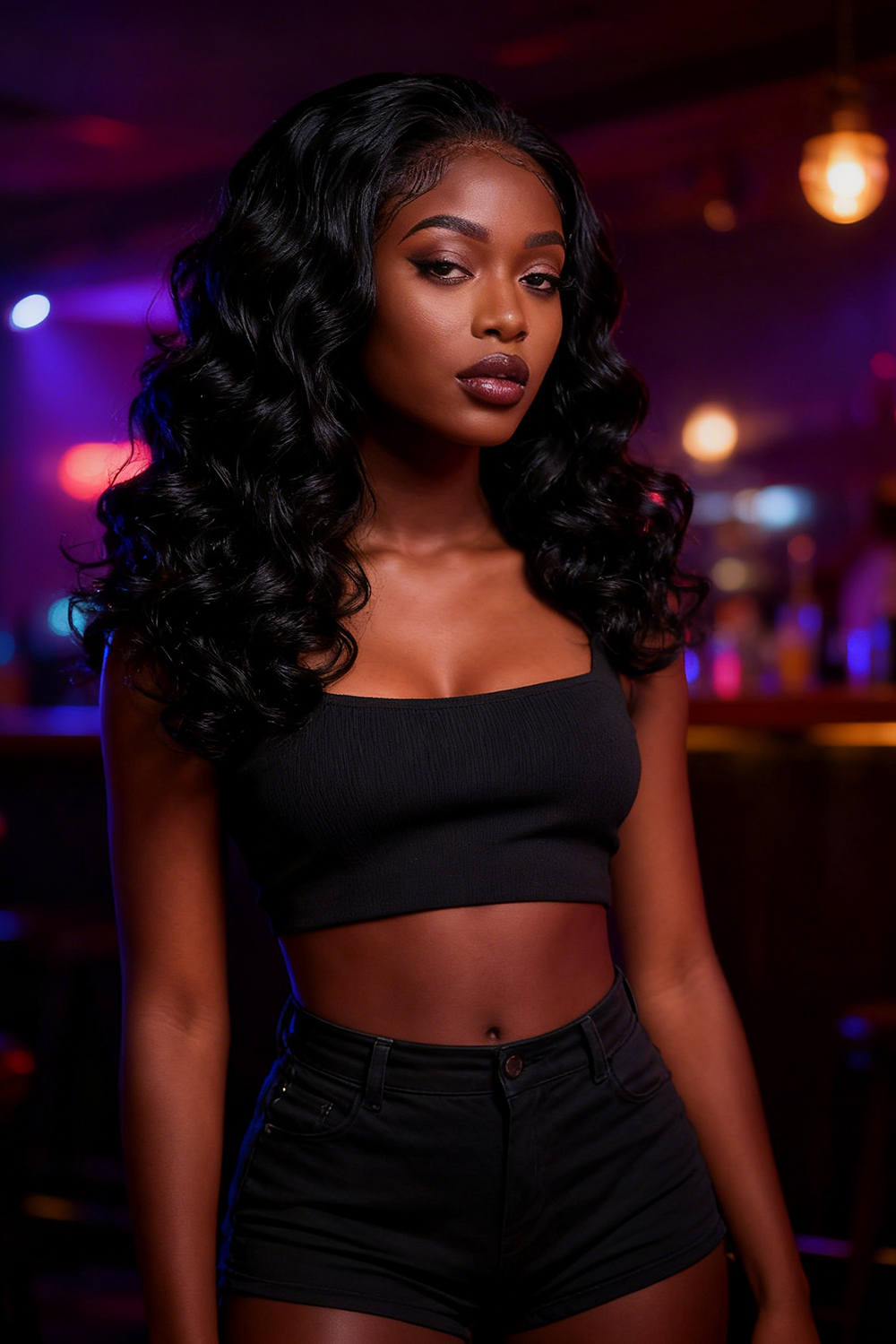 5x5 Bouncy Curly HD Lace Frontal Wigs Human Hair Natural Color High Quality 100% Human Hair