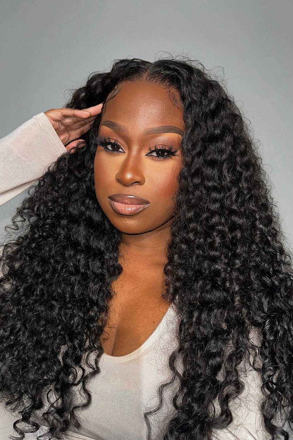 5x5 Burmese Curly HD Lace Frontal Wigs Human Hair Natural Color High Quality 100% Human Hair